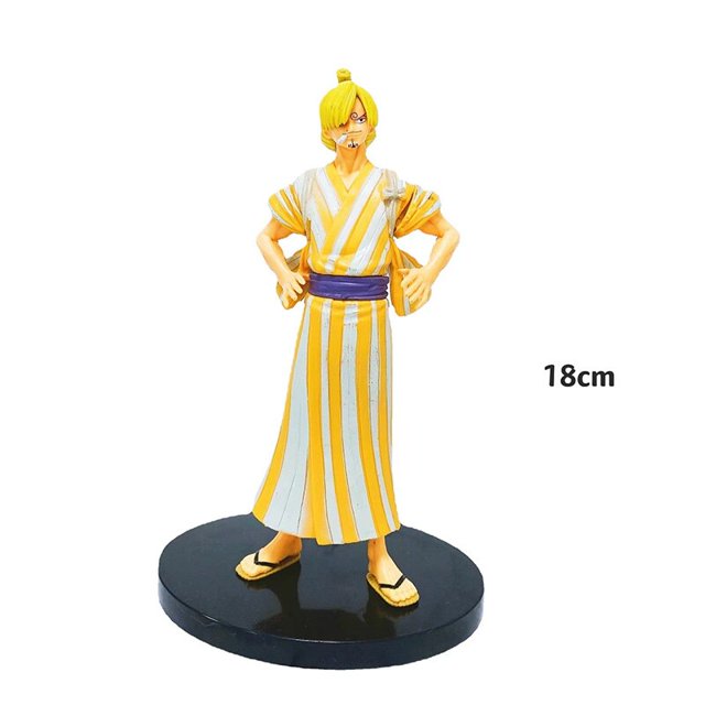 DXF One Piece Monkey D Luffy Yamato figura de dibujos animados barba blanca juguetes La isla del fantasma Roronoa Zoro Kozuki Hiyori zhangmengya LED