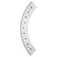 thumbnail image 5 of KAKOWELY scale ruler Scale Ruler 45 Degree Angles Ruler Small Protractor Milling Machine Scale Ruler5.31"X0.91"X0.04", 5 of 5