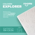 thumbnail image 3 of Colchón Queen Size ROOMI Explorer con 2 Almohadas Coomfi Infantil y Aromatizante Te Blanco 28 cm, 3 of 10