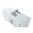 thumbnail image 5 of Elegant Lighting VF29660WH Blakely 60" Free Standing Single Basin Vanity Set - White, 5 of 7