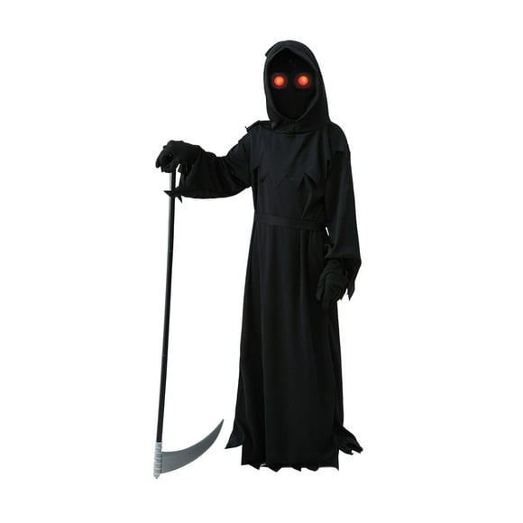 Halloween Grim Reaper Costume Cosplay Kids for Stage Performances Masquerade