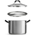 thumbnail image 4 of Tramontina Lock-N-Drain Stainless Steel 6 Quart Covered Stock Pot, 3 Count, 4 of 5
