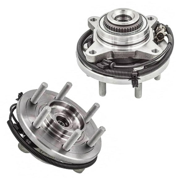 Detroit Axle - RWD Pair Front Wheel Bearing Hubs for 2015 2016 2017 Ford F-150 Left & Right Wheel Bearings Hubs Assembly Replacement Bearings Hubs