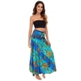 thumbnail image 5 of Falda larga Sexy para mujer, Faldas bohemias con flores bohemias, Faldas de cintura elástica, ropa de mujer, falda inferior para mujer, novedad, 5 of 5
