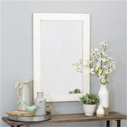 Aspire Home Accents 6121 Morris Wall Mirror, White - 40 x 30 in.