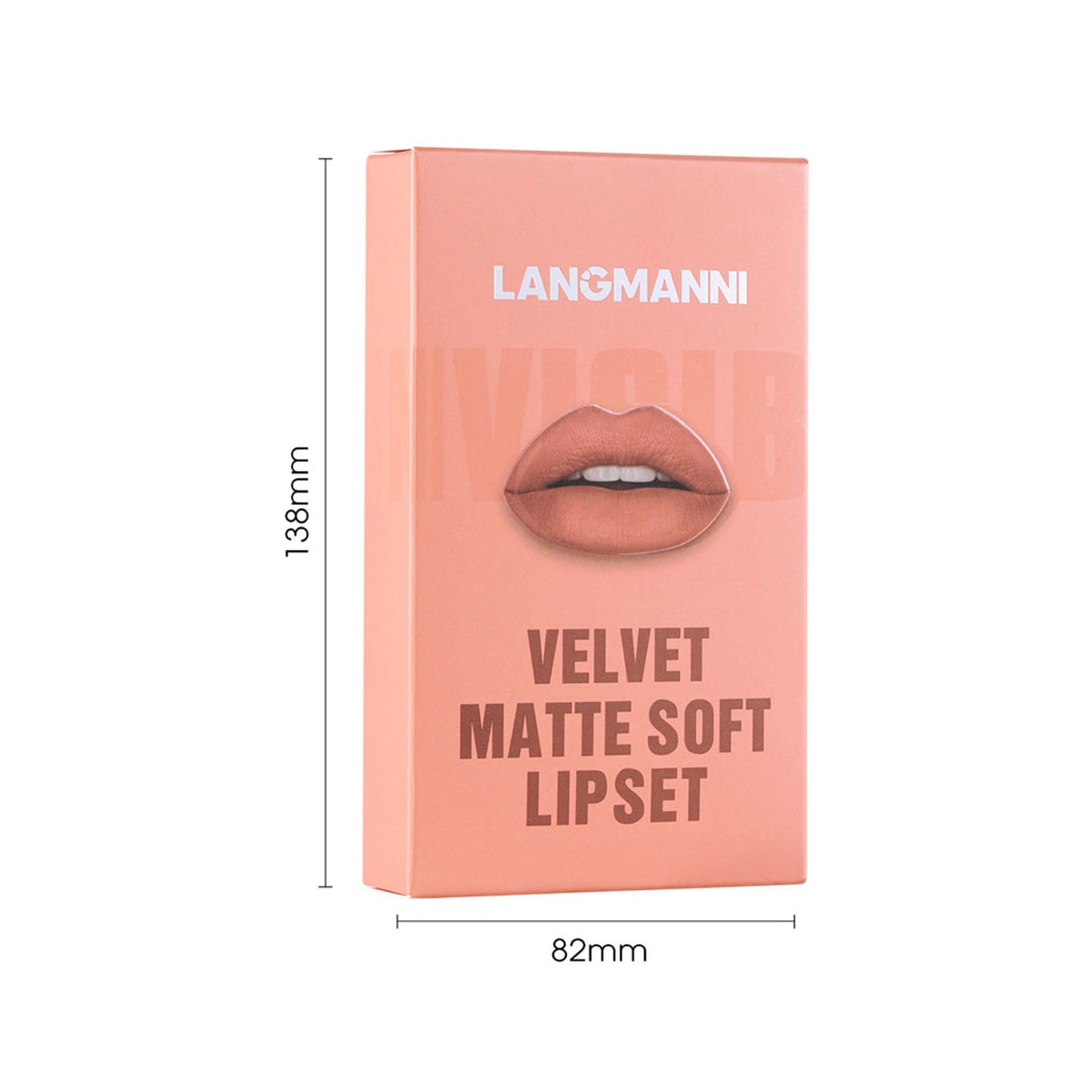 3 In 1 Lippenstift-Set Matt – 3 Lippenstifte + Flüssiggloss + Lipliner, Farbe #02, Langanhaltend