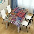 thumbnail image 7 of 54"x72" Mexican Talavera Tablecloth, Waterproof Washable Polyester Square Table Cover, Durable Tablecloth for Kitchen Dining Table Party Decor, 7 of 7
