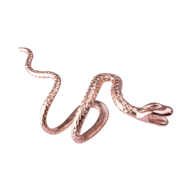 Qarigey 1 clip para la oreja con forma de animal de cobre, perno para la oreja, joyería de decoración sin perforación Unisex Ropa, zapatos y accesorios Miscelánea Oro rosa Qarigey AP000906-02