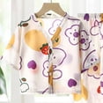 thumbnail image 5 of Little & Big Girls Cotton Knit Pajama 2 Piece Pants Summer Pj Set,6-12 Months 12-24 Months 2t 3t 4t 5t 6t 7t 8t 9t Children(White,11-12 Years), 5 of 5