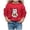 Red, variant on Sweatshirts for Girls, Cat Graphic Crewneck, Long Sleeve Crewneck Holiday Pullover, Halloween Top for School and Party, Cute Holiday Outfit, Halloween Sweater for Girls, Cute Halloween Gift