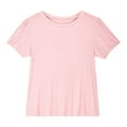 thumbnail image 6 of vdgthytj Toddler Girls Summer T Shirts Kids Crewneck Puff Short Sleeve Casual Solid Color Tees Tops 1-9 Years, 6 of 9
