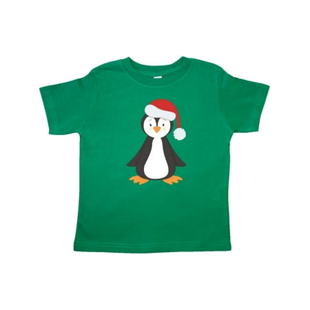 

Inktastic Cute Penguin Penguin With Red Santa Hat Gift Toddler Boy or Toddler Girl T-Shirt