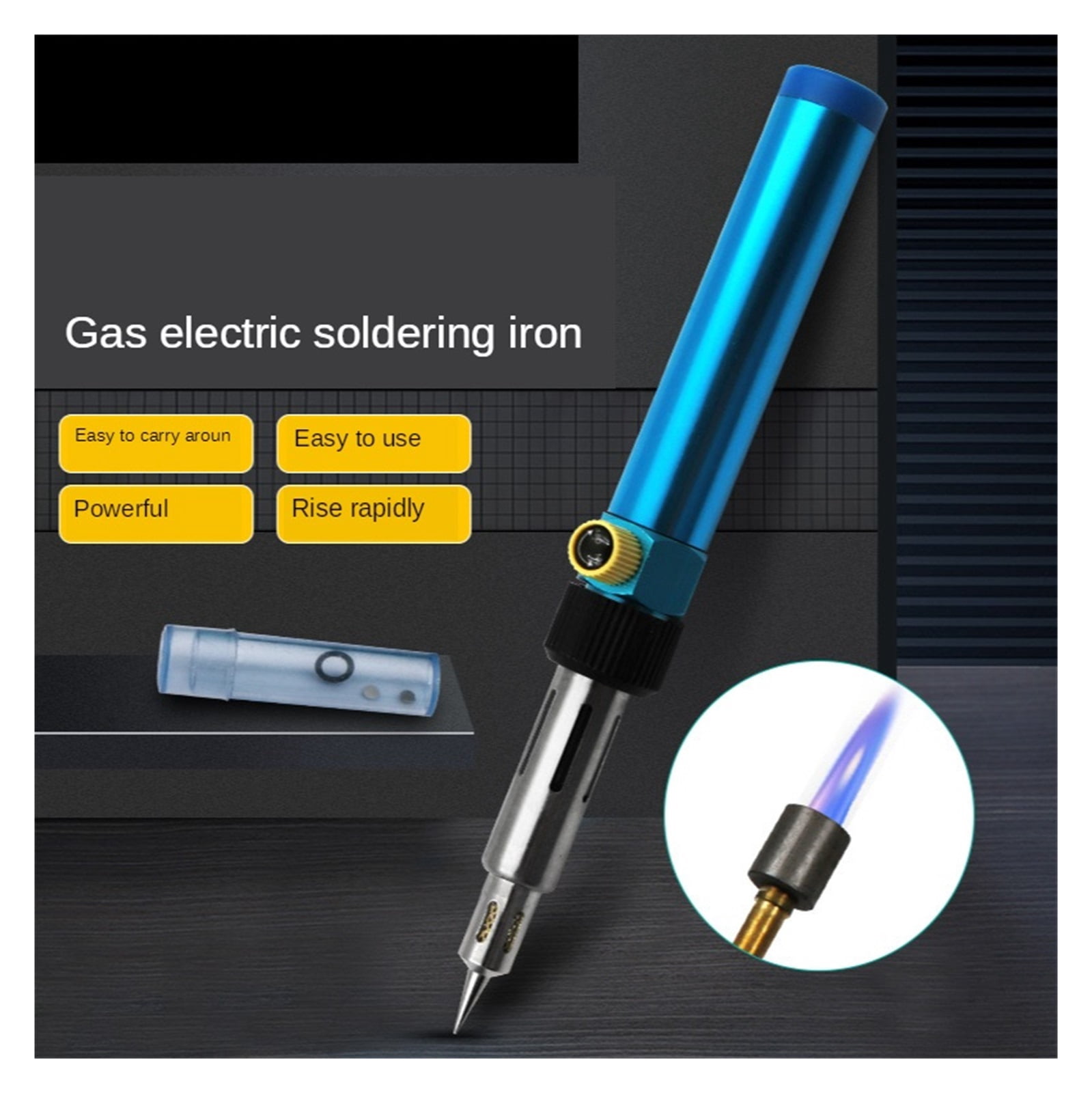 Air Welding Gas Torch Cordless Solder Iron ,Soldering Gun Soldering Blow Iron Pen, Burner Iron Hot Gun Tools Butane