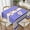 Blue and Beige, variant on Purple and White Soft Tablecloth Square Dinng Table Covers for Kitchen & Table Linens 60" x 60"
