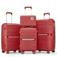 thumbnail image 5 of Luggage Sets 4 Piece PP Lightweight WINE RED, 5 of 5