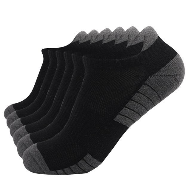 6 pares de calcetines tobilleros deportivos para correr, calcetines tobilleros de corte bajo, calcetines con lengüeta para hombres y mujeres