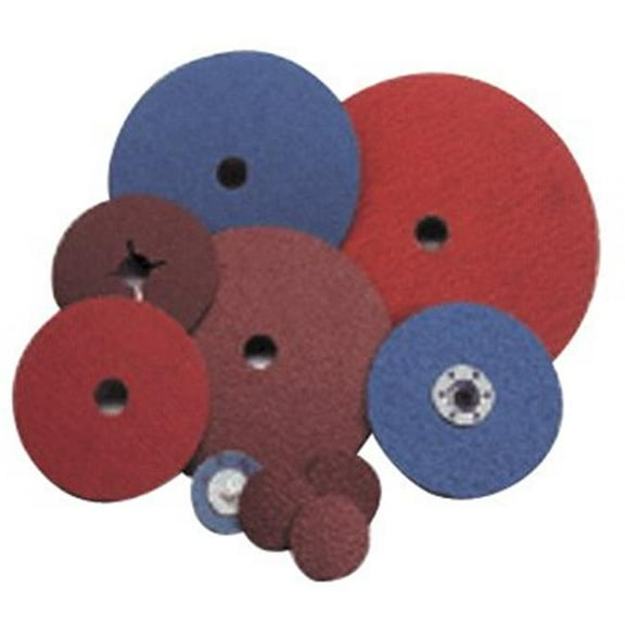 Norton Abrasives Fiber Disc, 4-1/2x7/8in, 50G, PK25 66261138454
