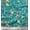 Teal Blue, variant on Soimoi Green Cotton Duck Fabric Leaf Floral Printed Craft Fabric by the Yard 42 Inch Wide