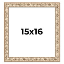15x16 Frame White Real Wood Picture Frame Width 1.5 inches | Interior Frame Depth 0.5 inches |