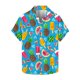 thumbnail image 1 of Camisas de Manga Corta para las Mujeres, Camisa de Botón de Cuello de Vuelta Casual Hecha de 100% Poliéster Ligero para Todo el Uso de Temporada, Camisas de Manga Corta para Hombre, 1 of 9