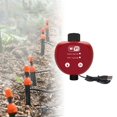 thumbnail image 1 of Sistema de controlador de temporizador de riego de jardín, pantalla LED, temporizador de riego alimentado por batería resistente al agua para jardín, Rojo shamjiam Temporizador de riego, 1 of 8