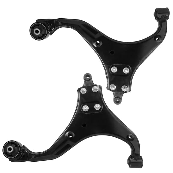 Detroit Axle - 2pc Front Lower Control Arms with Ball Joints for 2005-2009 Hyundai Tucson 05-10 Kia Sportage 2005 2006 2007 2008 2009 Lower Control Arms & Ball Joints Set Replacement