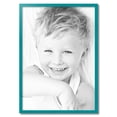 thumbnail image 2 of ArtToFrames 24" x 34" Aqua Picture Frame, 24x34 inch Green Wood Poster Frame (WOM-4428), 2 of 8