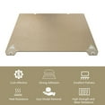 thumbnail image 3 of Riwcyla PEI PEO Plaque de Construction Lit d'Impression 3D Surface PEI Texturée + Surface PEO Lisse Plateforme Flexible en Acier à Ressort Magnétique Compatible avec Ender,3 / Ender,3 /End,5 /K1 Imprimantes 3D, 235*235MM avec, 3 of 6
