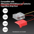 thumbnail image 4 of 18V to 12V Step Down Power Inverter Aadpter Works with Milwaukee 18 Volt Battery, DC 18V to DC 12V 20A 240W Power Wheel Converter, Buck Boost Voltage Regulator with Low Voltage Protection, 4 of 8