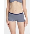 thumbnail image 2 of No Boundaries Seamless Boyshort Panties, 3-Pack, Women's XS-XXXL, 2 of 7