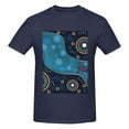 thumbnail image 4 of Bingfone Bohemian Turtle Men'S Loose Fit Short-Sleeve Pocket T-Shirt, 4 of 7
