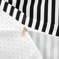 thumbnail image 4 of Meiyoeat Minimalist Vertical Stripe Duvet Cover Queen, Retro Geometric Line Queen Bedding, Black White,Reversible,3-Piece,No Comforter1 Duvet Cover and 2 Pillowcases, 4 of 6