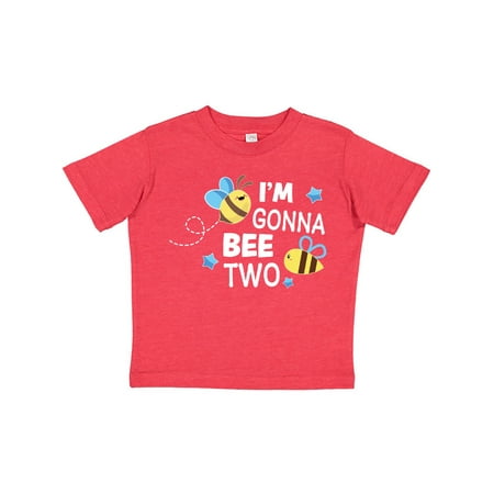 

Inktastic I m Gonna Bee Two with Cute Bees Gift Toddler Boy or Toddler Girl T-Shirt