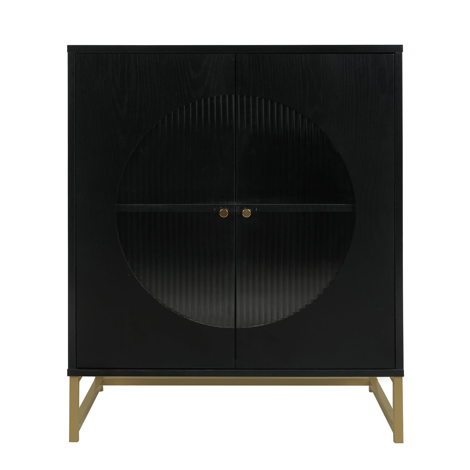 Kadyn 33" Sideboard Buffet Cabinet, Storage Cabinet with Glass Door, Kitchen Storage Cabinet for Dining Room, Black Kadyn 33" Sideboard Buffet Cabinet, Storage Cabinet with Glass Door, Kitchen Storage Cabinet for Dining Room, Black
