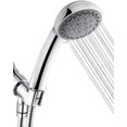 thumbnail image 1 of Cabeza de ducha de alta presión con modo de pausa y spa de masaje, pulverizador de cabezal de ducha portátil de 5 configuraciones con 60 & quot; Manguera de acero inoxidable, fácil de instalar Feliz Sencillez, 1 of 5