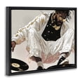 thumbnail image 2 of Stupell Industries Glam Record Dance Stylish DJ Black Floating Frame Canvas Art, 31 x 25, by Franklyn Gregory, 2 of 8