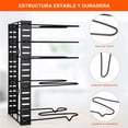 thumbnail image 4 of Estante de Ollas, Organizador Ajustable de 8 Capas para Ordenar Ollas, Sartenes y Tapas, Resistente y Estable para Ahorrar Espacio en Cocina, Facil Ensamblaje(8Capas Vertical), 4 of 13