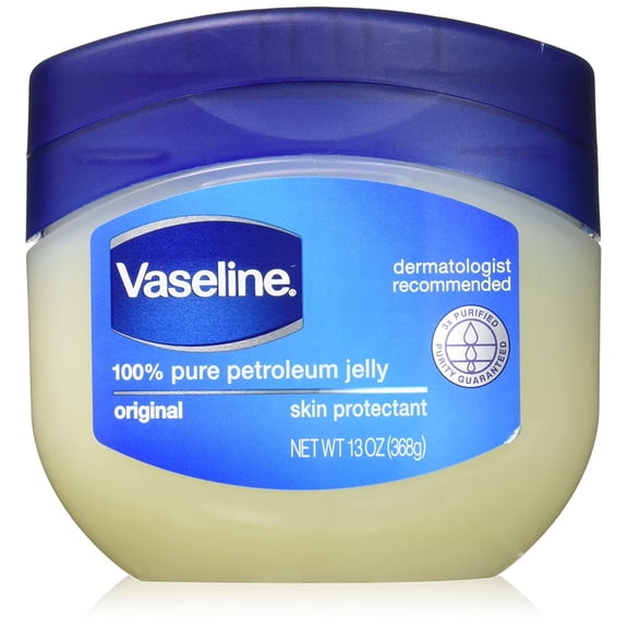 Vaseline 100% Pure Petroleum Jelly, Original Skin Protectant, 13 Oz (Pack of 2)