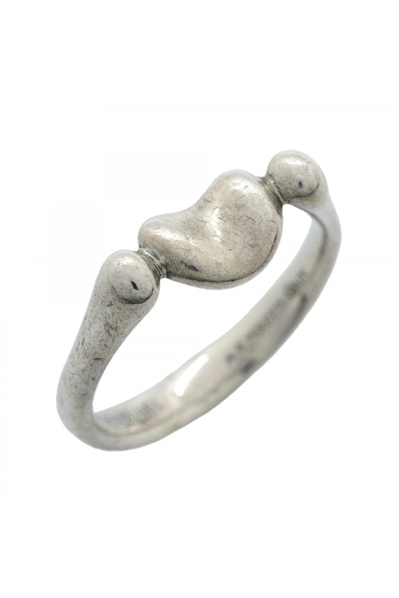 Pre-Owned Tiffany & Co. Bean Ring, Sterling Silver 925, Size 13, Women's