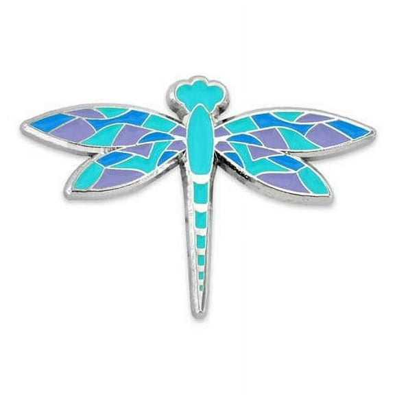 PinMart's Colorful Dragonfly Enamel Lapel Pin