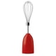 thumbnail image 4 of SMEG Batidora de inmersión de mano con vaso de precipitados, tazón para cortar con tapa, batidor de alambre, 5 controles de velocidad, hecha con cuchillas de acero inoxidable y diseño ergonómico (rojo, 4 of 5