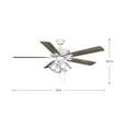 thumbnail image 5 of AirPro 52 in. White 5-Blade AC Motor Transitional Ceiling Fan with Light, 5 of 5