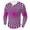 Hot Pink, variant on Fashion T-Shirts for Men Trendy Dizzy Graphic Henley Shirt Novelty 3D Optical Illusion Print Long Sleeve 4 Button T Shirt Big and Tall Hipster Streetwear Tops Dark Blue M