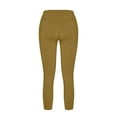 thumbnail image 4 of Owordtank Womens Pencil Solid Color Casual Pants Slim Fit Trouser, 4 of 5
