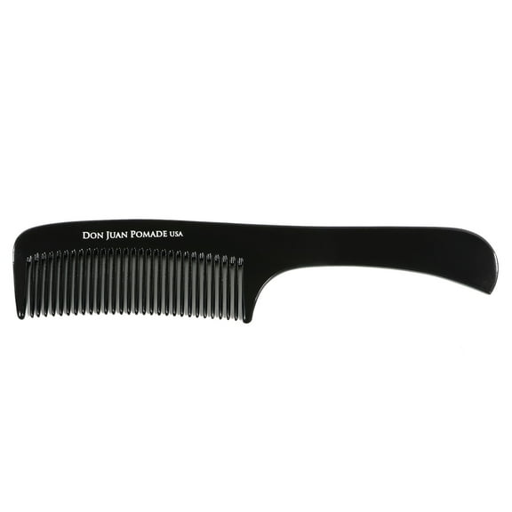 Don Juan 8.7" Black Styling Handle Comb