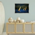 thumbnail image 3 of Stupell Industries Floating Sailboat Trio Transportation Photography Gray Floater Framed Canvas Art Print Wall Art, 31 x 21, 3 of 10