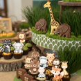 thumbnail image 3 of Decoraciones para Cupcakes Safari Goviwbioy 48 piezas Animales de la Selva, 3 of 6