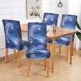 thumbnail image 2 of Yayeee 2 Pack Dining Chair Covers Stretch Parson Chairs Slipcovers Seat Protector, Crystal Ball, 2 of 6