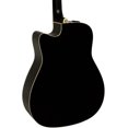thumbnail image 2 of Yamaha FX335C Dreadnought Acoustic-Electric Guitar - Black, 2 of 5