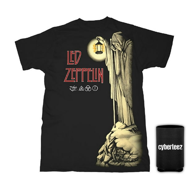 Cyberteez Led Zeppelin Hermit Stairway To Heaven T Shirt Coolie Xl Walmart Com Walmart Com